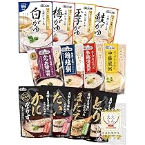 Amazon | レトルト おかゆ 雑炊 12種12食 詰め合わせ セット テーブル